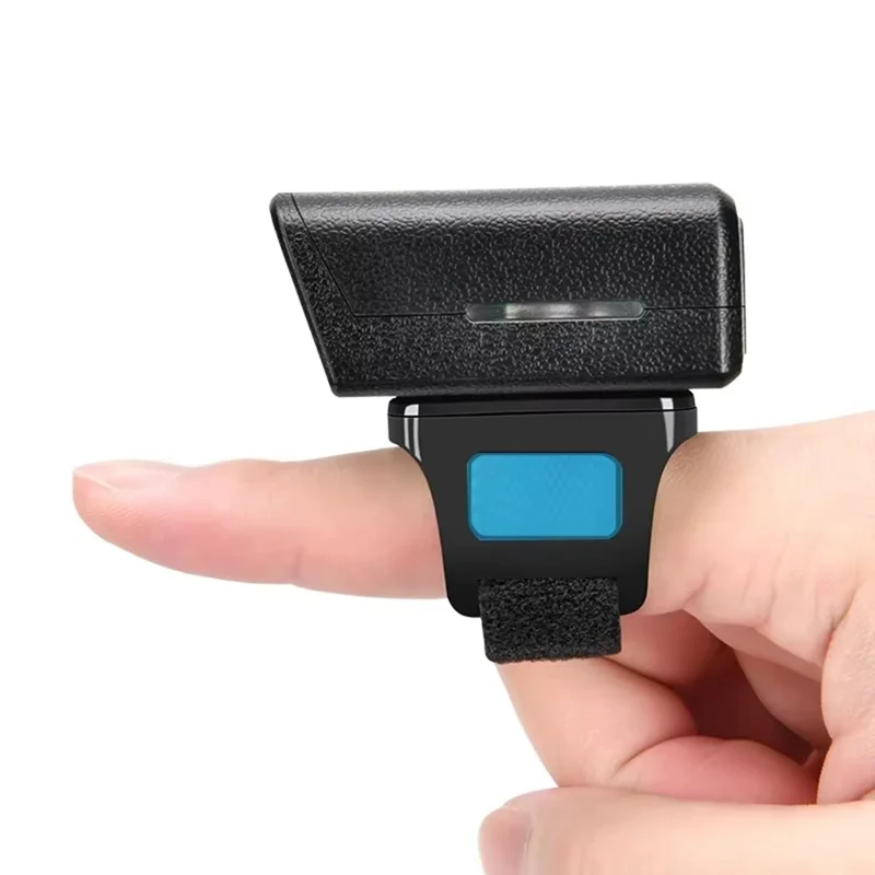 HC-Z01D Mini Bluetooth-kompatibler Finger-Ring-Barcode-Scanner Kabellos 2D QR-Code-Lesegerät