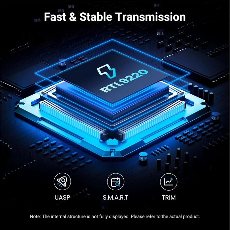 UGREEN CM559 لمفتاح M / B+M مفتاح NVMe SATA SSD 20 جيجابت في الثانية USB 3.2 Gen 2x2 علبة SSD M.2 NVMe SATA