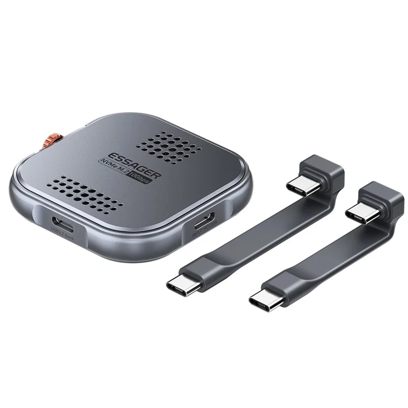 ESSAGER Aluminum Alloy Gen2 10Gbps Magnetic Hard Drive Enclosure NVME  /  2230  /  M.2 Hard Disk Enclosure