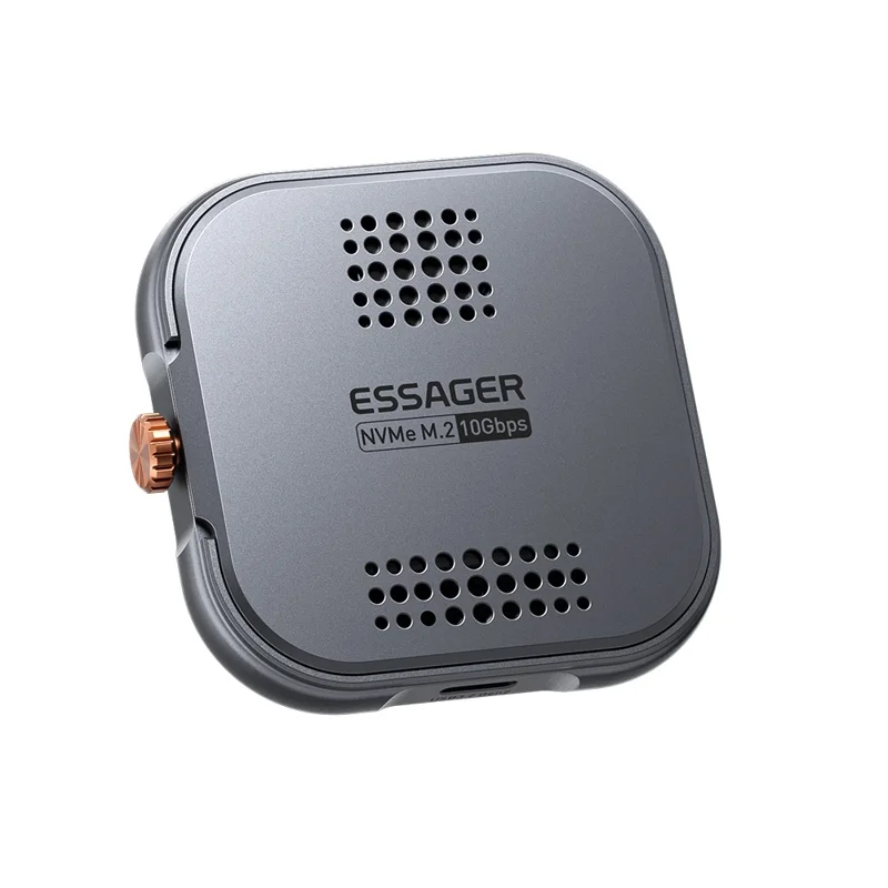 ESSAGER Aluminum Alloy Gen2 10Gbps Magnetic Hard Drive Enclosure NVME  /  2230  /  M.2 Hard Disk Enclosure