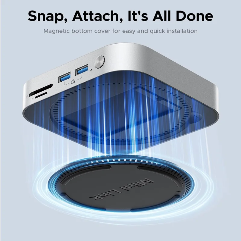 ORICO-M49P 10 Gbps 9 w 1 MiniLink Pulpitowe Rozszerzenie SSD z Wentylacją 360° - Biały / Wtyk UK