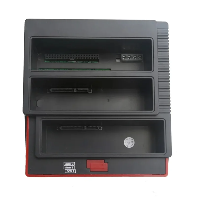 893U3 Multi-Function 3-Bay HDD Docking Station for 2.5 / 3.5 Inch HDD / SSD, USB 3.0 External Hard Drive Dock with IDE / SATA, Card Reader - US Plug