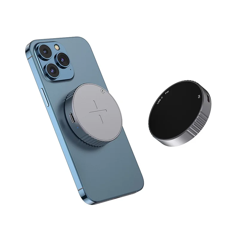 Magnetic NVMe SSD Enclosure with PD Charging, Type-C 3.2 Solid State Drive Case for 2230  /  2242 SSD - Grey