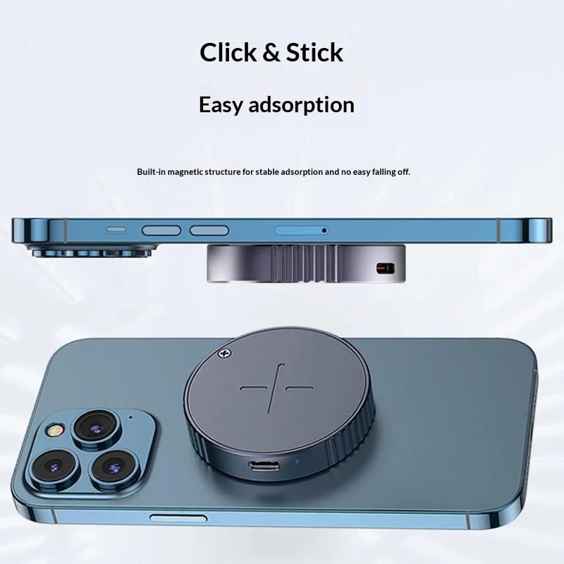 Magnetic NVMe SSD Enclosure with PD Charging, Type-C 3.2 Solid State Drive Case for 2230  /  2242 SSD - Grey