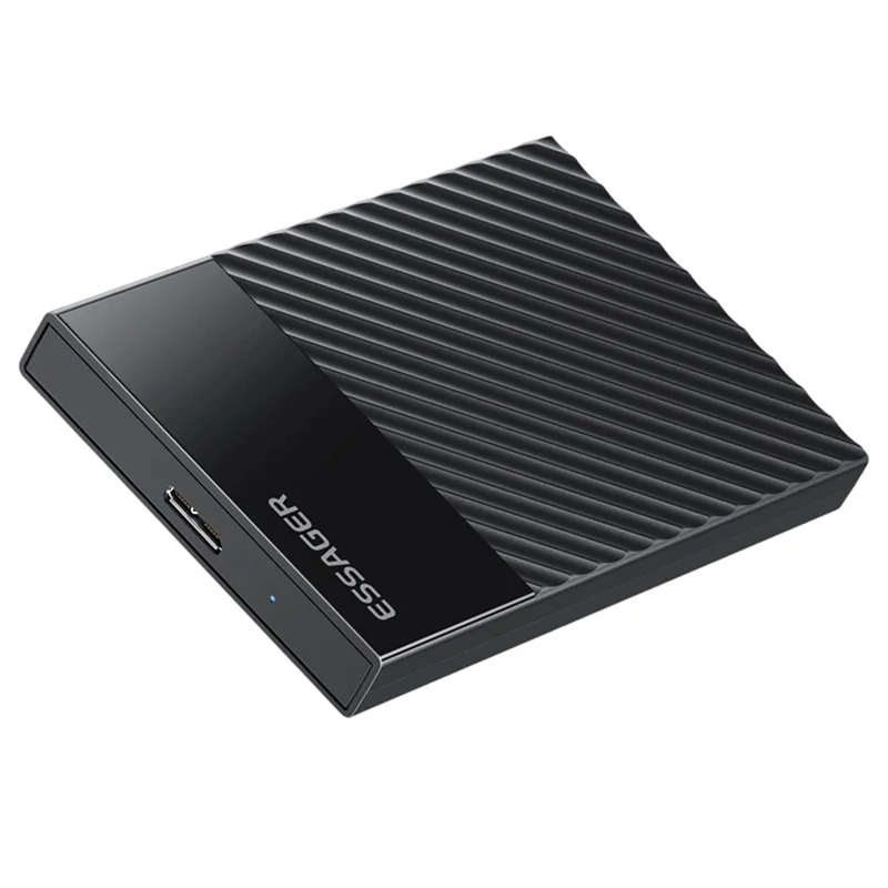 ESSAGER 2.5 Inch SATA 3.0 Hard Drive Enclosure USB 3.0 5Gbps UASP TRIM Hard Disk Case for HDD SSD