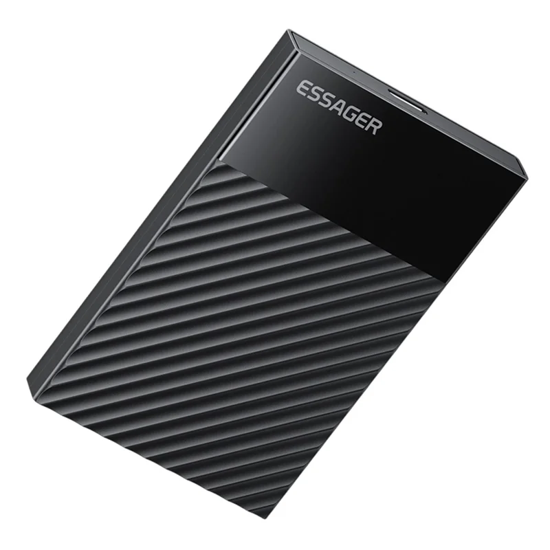 ESSAGER 2.5 Inch SATA 3.0 Hard Drive Enclosure USB 3.0 5Gbps UASP TRIM Hard Disk Case for HDD SSD