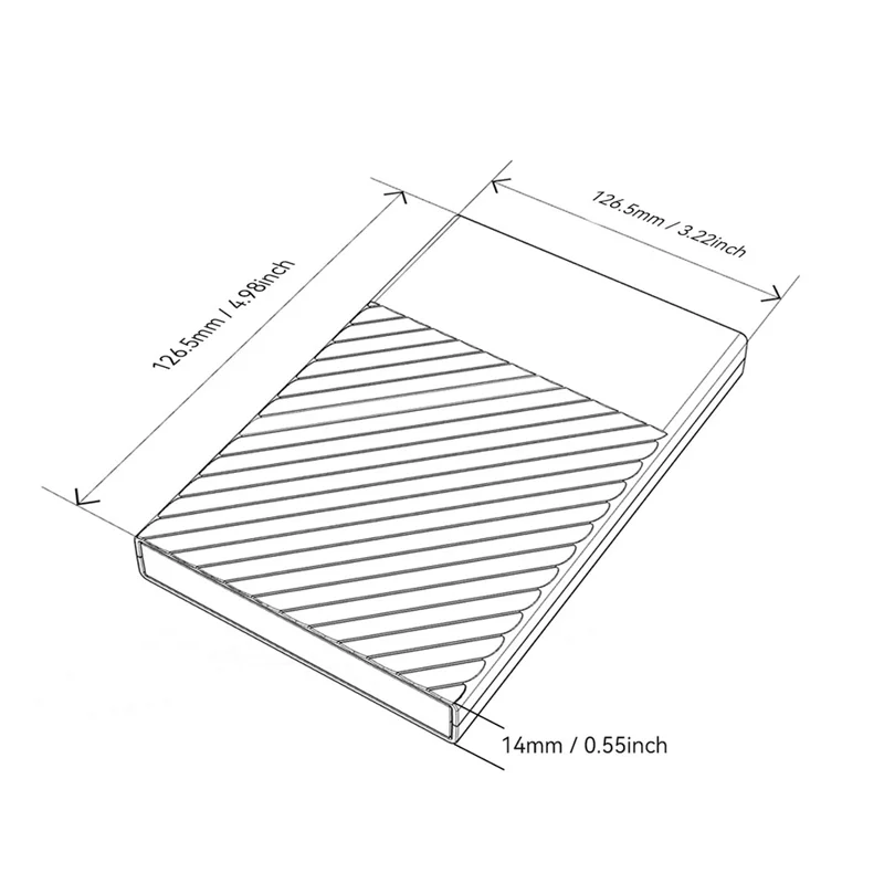 ESSAGER 2.5 Inch SATA 3.0 Hard Drive Enclosure USB 3.0 5Gbps UASP TRIM Hard Disk Case for HDD SSD