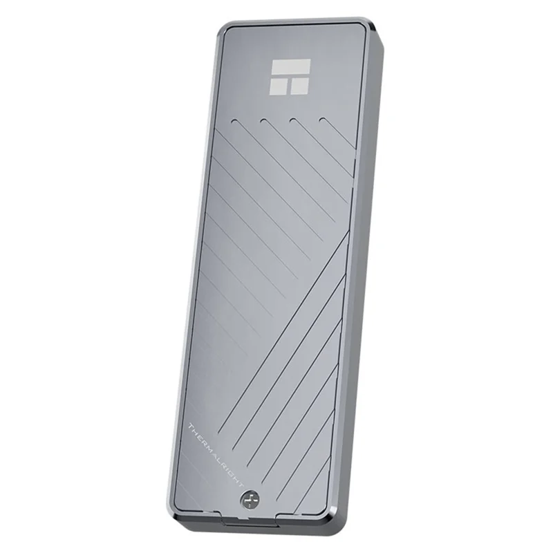 THERMALRIGHT HR-EB105 AC Obudowa M.2 NVMe SSD z kablem USB-A do USB-C, aluminiowa obudowa zewnętrzna USB3.2 Gen2 Typ-C, 10 Gbps, obudowa na dysk twardy - Szary