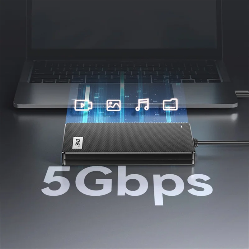EAGET CE10 2.5-calowa Obudowa Dysku HDD, Obudowa Zewnętrzna na Dysk Twardy SATA USB 3.0 z Kablem USB-A - Czarny
