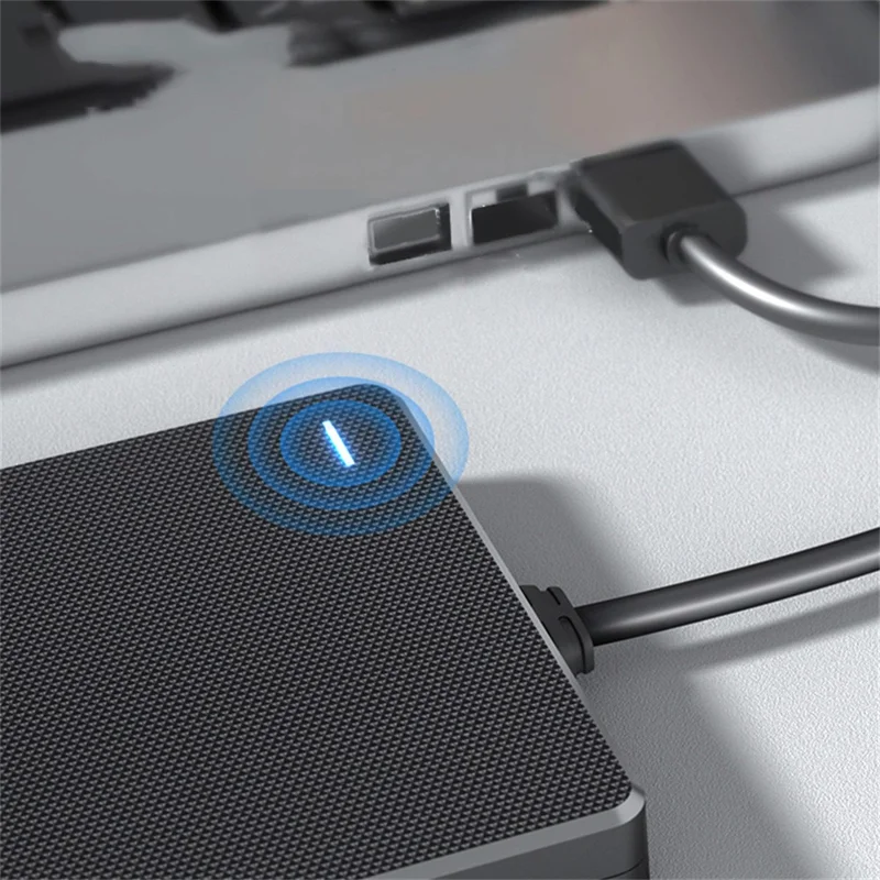 EAGET CE10 2.5-calowa Obudowa Dysku HDD, Obudowa Zewnętrzna na Dysk Twardy SATA USB 3.0 z Kablem USB-A - Czarny