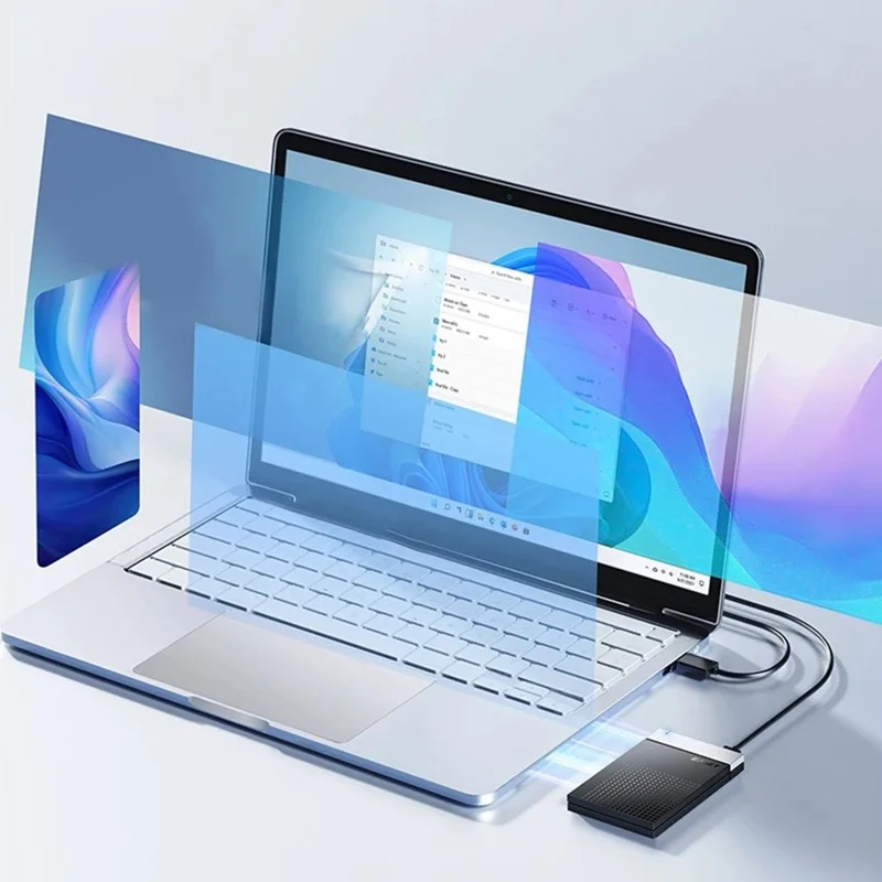 EAGET CE50 Caixa para Disco Rígido 2,5 Polegadas USB3.0 com Cabo USB-A Incorporado 5 Gbps, Caixa Externa para SSD HDD - Preto