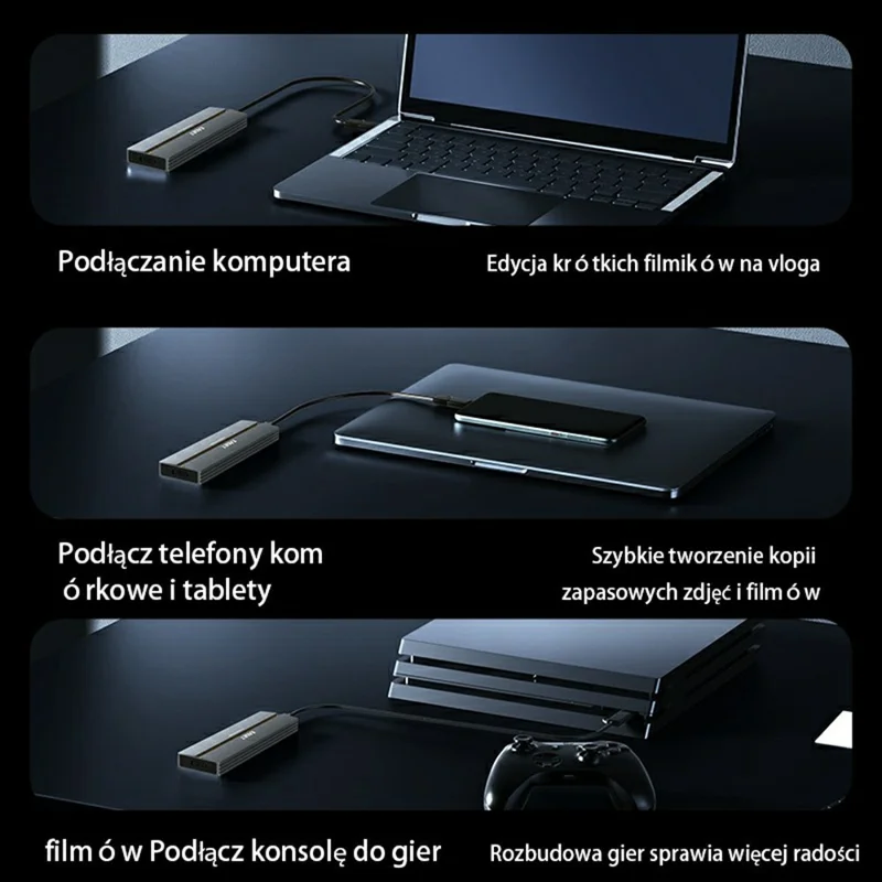 EAGET SE2100 Caixa Externa M.2 NVMe SSD 20Gbps USB 3.2 Gen2X2 Tipo-C em Liga de Alumínio