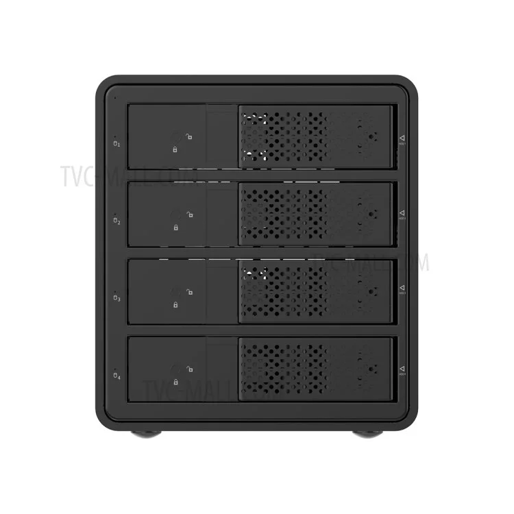 ORICO 9548RU3-BK 4 Bay 3.5 Pulgadas Estación de Acoplamiento HDD USB3.0 a SATA Aluminum Alembre HDD Caso HDD - Enchufe de Ee. Uu.