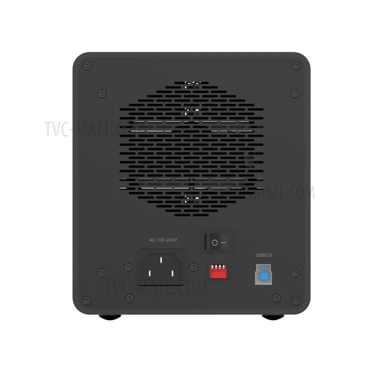 ORICO 9548RU3-BK 4 Bay 3.5 inch HDD Docking Station USB3.0 to SATA Aluminum Alloy HDD Enclosure Case - Spina US