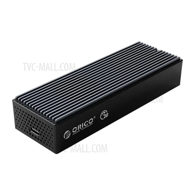 ORICO M2PVC3-G20 USB3.2 GEN2x2 M.2 SSD Enclosure with Cooling Fan 20Gbps NVMe Type-C Hard Drive Adapter Mobile Case for PC Laptop