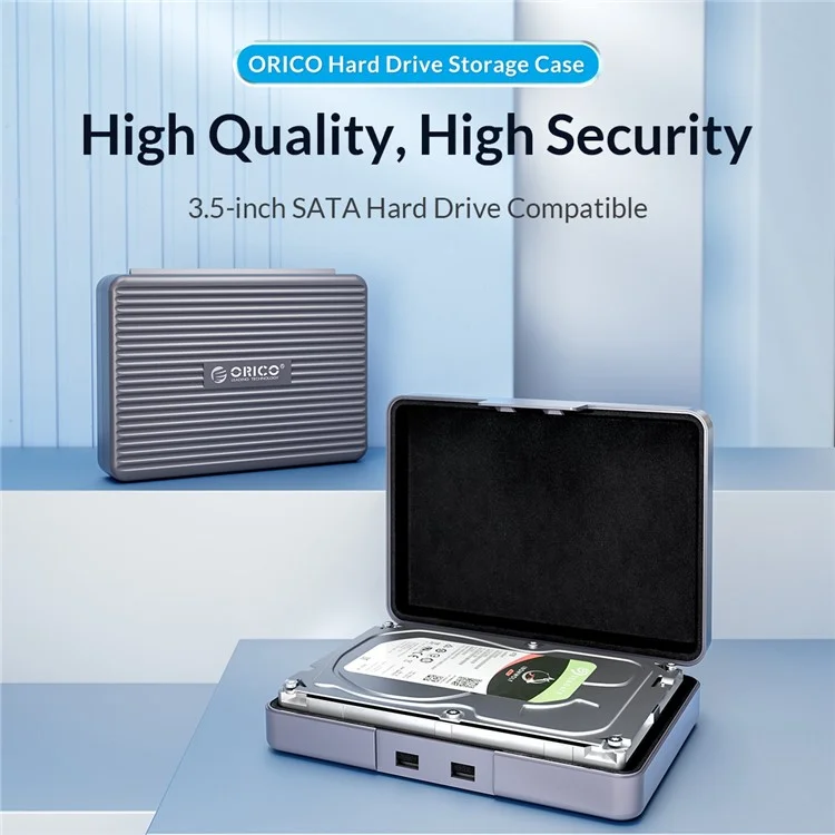 Orico PHA35 3,5 "caixa de Disco Rígido Caixa de Proteção Disco Rígido Portátil Para Caixa de Proteção de Disco Rígido Para Caixa de Armazenamento à Prova de Poeira de 3,5 Polegadas HDD HDD