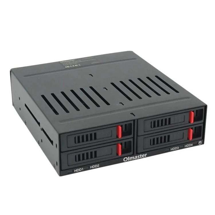 Chassi de Gabinete de Unidade de Disco Rígido de Quatro Bandejas HDD HDD Multi-Disk SATA SATA Interna Drive Caso Suporte de 2,5 Polegadas SATA I / ii / Iii HDD / Disco Rígido / Ssd