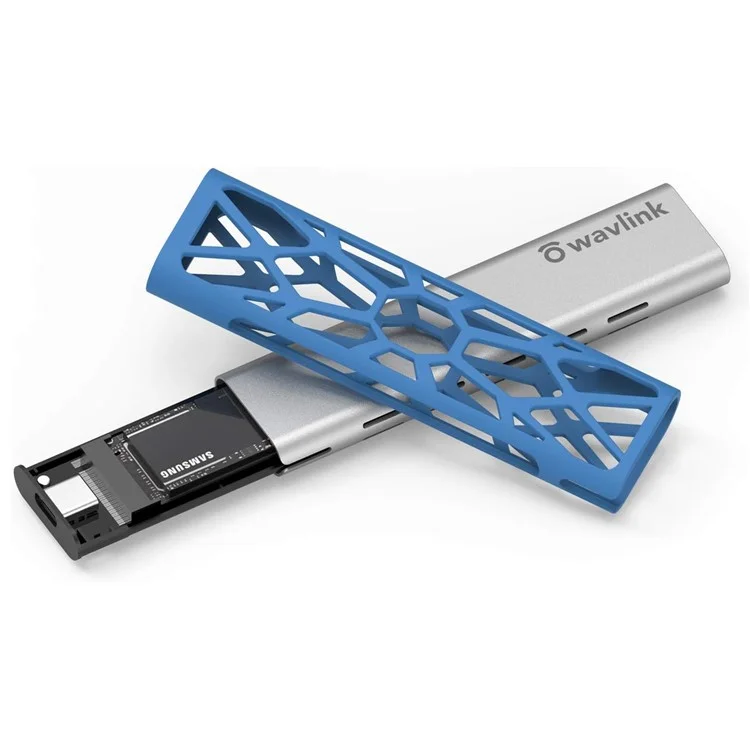 Wavlink ST338C Per Nvme PCIE UASP M Tasto NGFF SATA USB-C M2 SSD Recolo M.2 a USB 3.1 Gen 2 Nvme SSD Adattatore