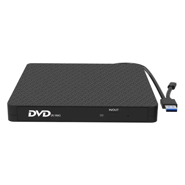 XD009 Ordenador portátil de diseño ultrafino con USB 3.0+Type-C, unidad de DVD externa, lector de CD y grabador de VCD