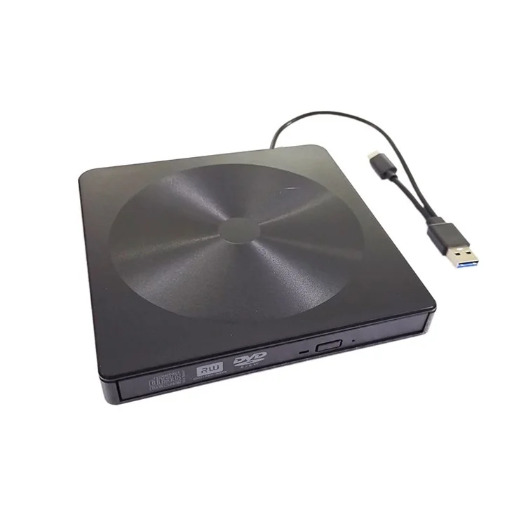 YJ895 Type-C Computer Laptop External Optical Drive Burner High Speed DVD Burner