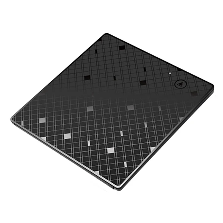 GREAT WALL OD102 Unidad Óptica Externa Portátil Quemador de CD / DVD Lector Reproductor de Discos Delgado para Computadora Portátil, PC