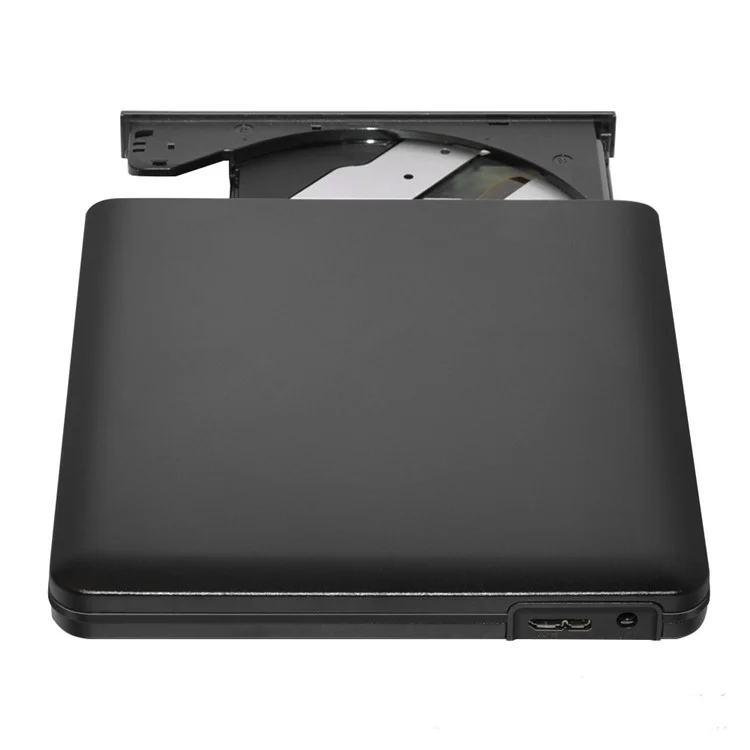 ODP1203S Lettore ottico esterno portatile USB3.0 Slim Custodia in lega di alluminio 8X Registratore DVD mobile - Nero
