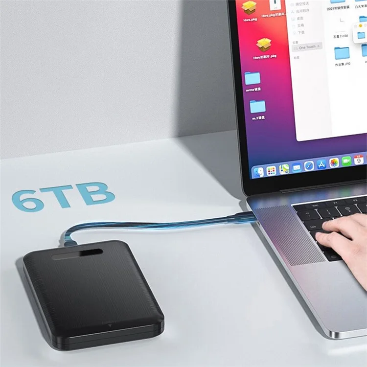 H8 2.5-inch SATA Mechanical Solid-State SSD Hard Drive Box for Windows / Mac / Linux