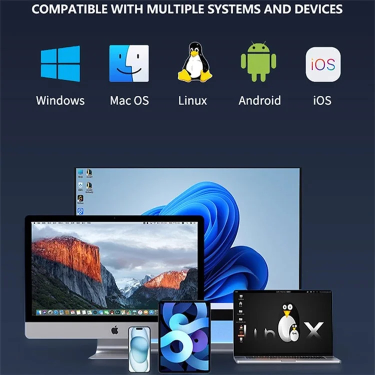 S186 USB3.1 10Gbps SATA SSD Case Aluminum Alloy NVME M.2 Computer External Hard Drive Enclosure