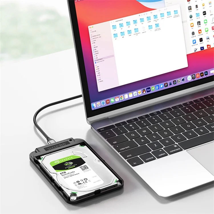 Внешний жесткий диск YC-TS6 для 2,5-дюймового SATA SSD с кабелем USB Type-C 3.1