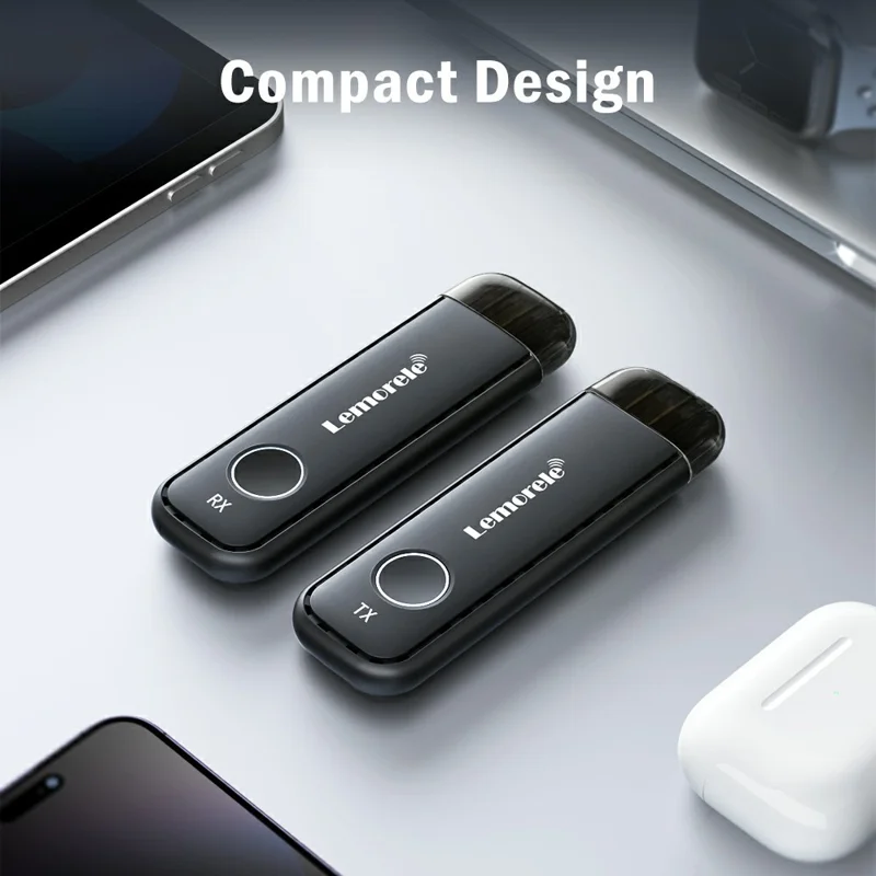 LEMORELE G57 50m Range HDTV Wireless Same-Frequency Transmitter 1080P 2.4GHz / 5GHz WiFi Screen Mirroring Device For Meetings Teaching Home