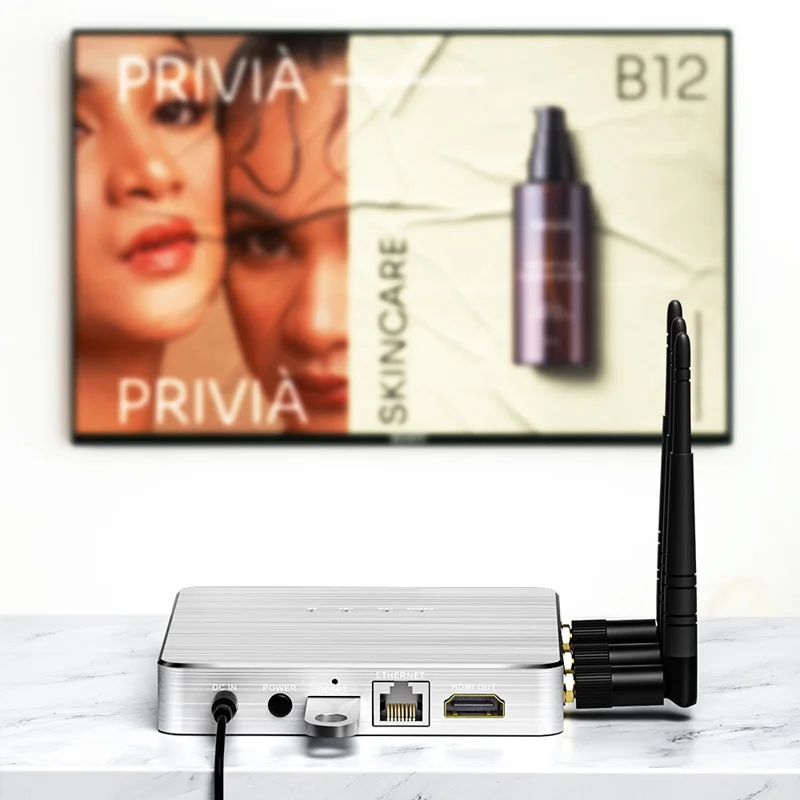 LEMORELE K12U Wireless Display Adapter 4K HD Screen Mirroring Transmitter and Receiver Kit