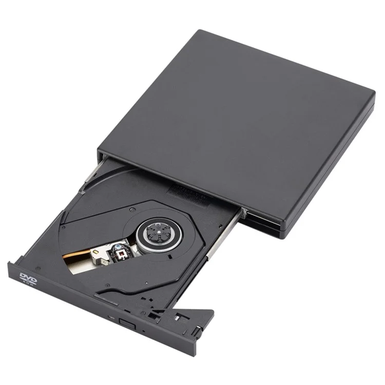 033 Внешний 8x DVD -диск USB 2.0 Portable CD DVD -диск Переписывателя, Совместимый с PC Настольного Компьютера Ноутбука.