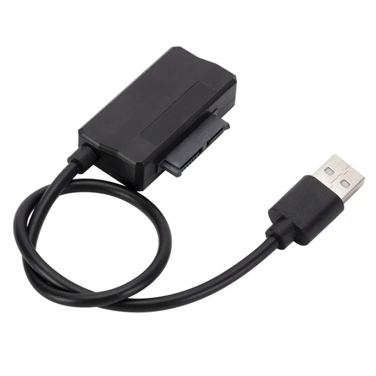 USB Optical Drive Data Cable USB to SATA 6+7Pin Slimline Notebook Optical Drive Cable USB2.0 Optical Disc Drive Cable