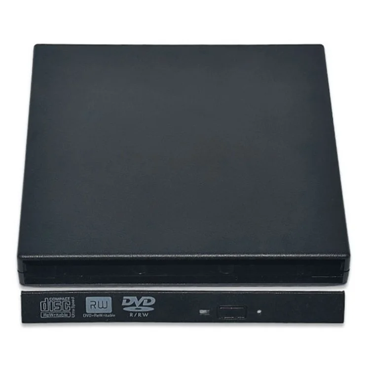 Boîtier de lecteur optique portable USB2.0 12,7 mm pour ordinateurs portables, ordinateurs portables