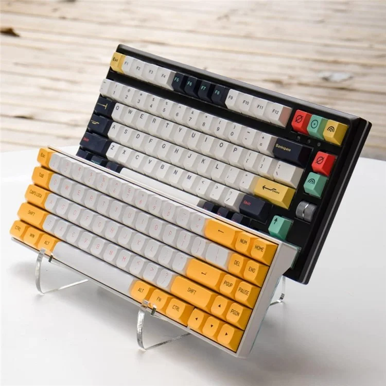 YX003-2 Keyboard Desktop Display Stand Transparent Gaming Keyboard Acrylic Holder Rack for Home Office
