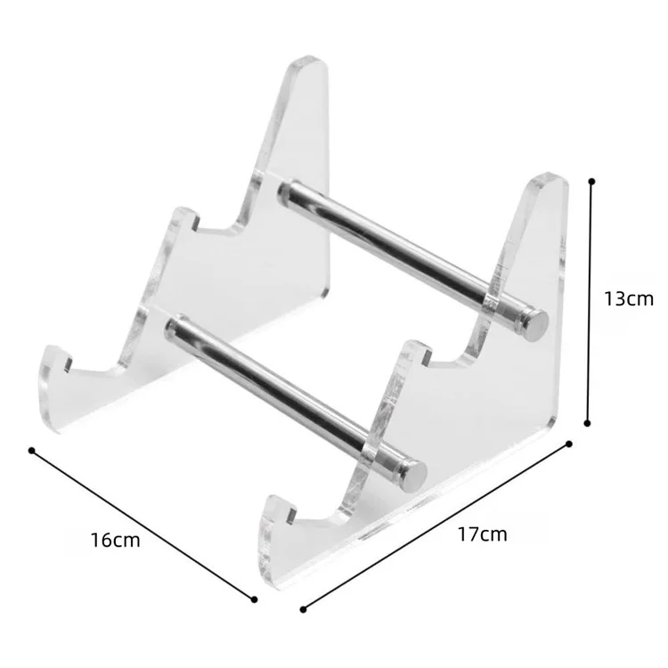 YX003-2 Keyboard Desktop Display Stand Transparent Gaming Keyboard Acrylic Holder Rack for Home Office