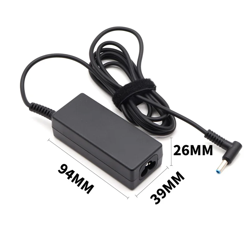 For HP Laptop Charger 45W 19.5V 2.31A Notebook Charging Power Adapter, 4.5x3.0mm Connector - EU Plug