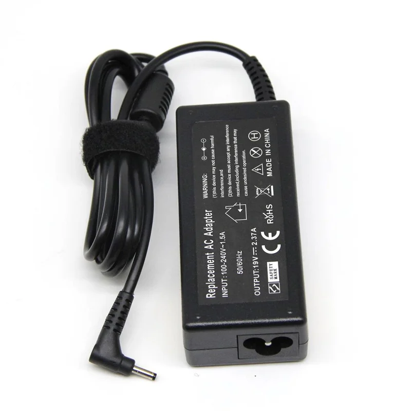 Caricabatterie per Laptop Acer 45W 19V 2.37A Adattatore di Alimentazione AC, Connettore 3.0x1.1mm - Spina USA