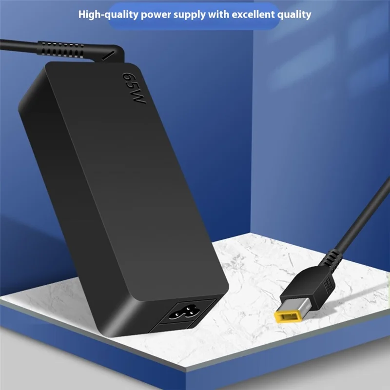 For Lenovo Laptop Power Adapter Square Tip Connector 20V 3.25A 65W Charger - EU Plug