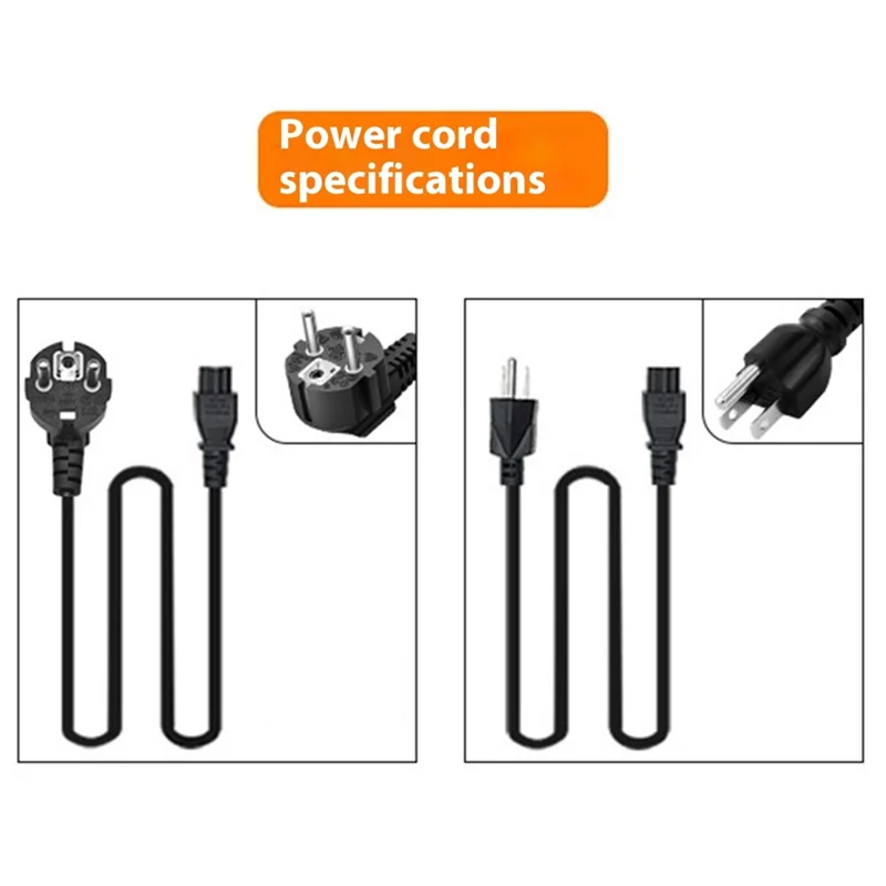 For Lenovo Laptop Power Adapter Square Tip Connector 20V 3.25A 65W Charger - EU Plug