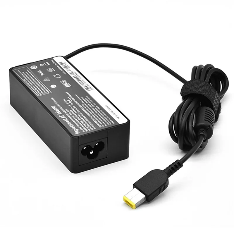 For Lenovo Laptop Power Adapter Square Tip Connector 20V 3.25A 65W Charger - EU Plug