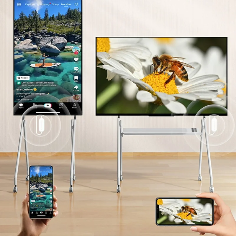 LEMOLERE P1000 Wireless Screen Mirroring Dongle Miracast Adapter HD Display Receiver