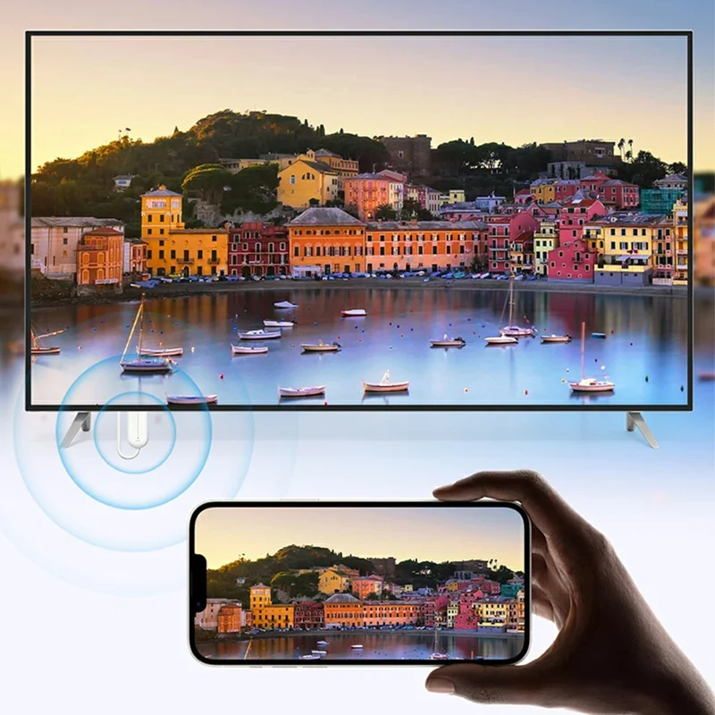 LEMOLERE P1000 Wireless Screen Mirroring Dongle Miracast Adapter HD Display Receiver