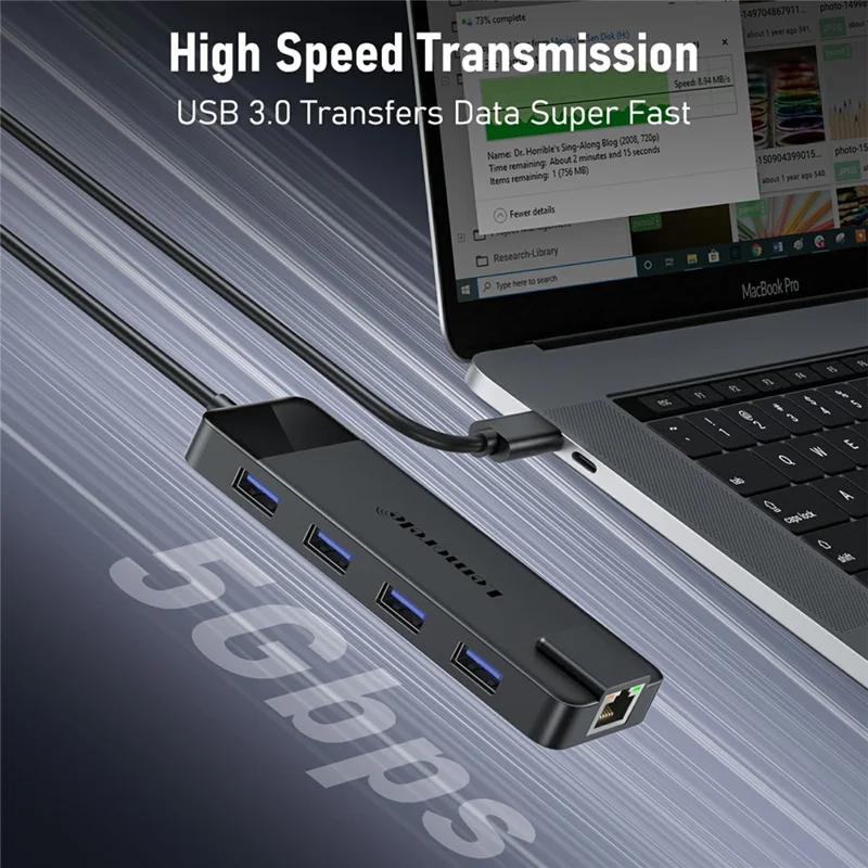 LEMORELE TC93 USB-C Docking Station 10 in 1 Hub Adapter Multiport with HD  /  Ethernet  /  Card Reader  /  PD Charging