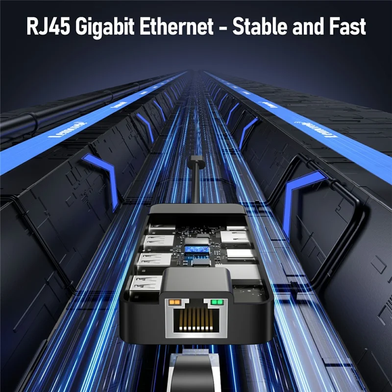 LEMORELE TC93 USB-C Docking Station 10 in 1 Hub Adapter Multiport with HD  /  Ethernet  /  Card Reader  /  PD Charging