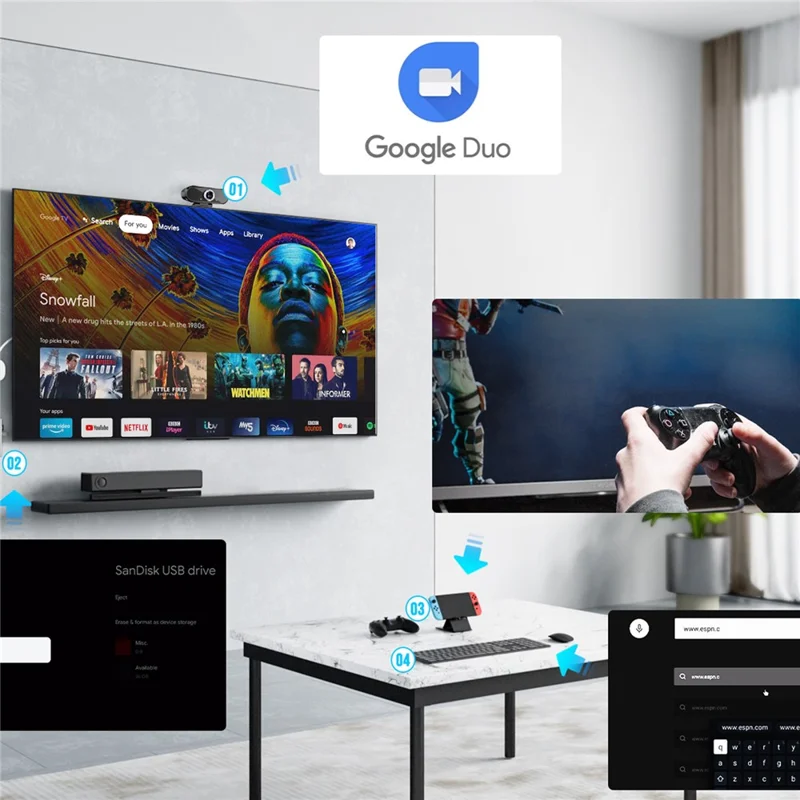 LEMORELE TC38 USB C Hub 8 in 1 Docking Station with 3x USB 3.0 / 4K HD / PD 100W / SD TF Card Reader