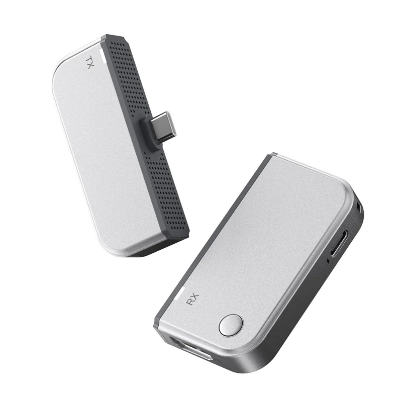 CHD09 Wireless Video Audio HD Transmitter Receiver Set Screen Display Adapter for TV Projector Monitor - Black + Grey