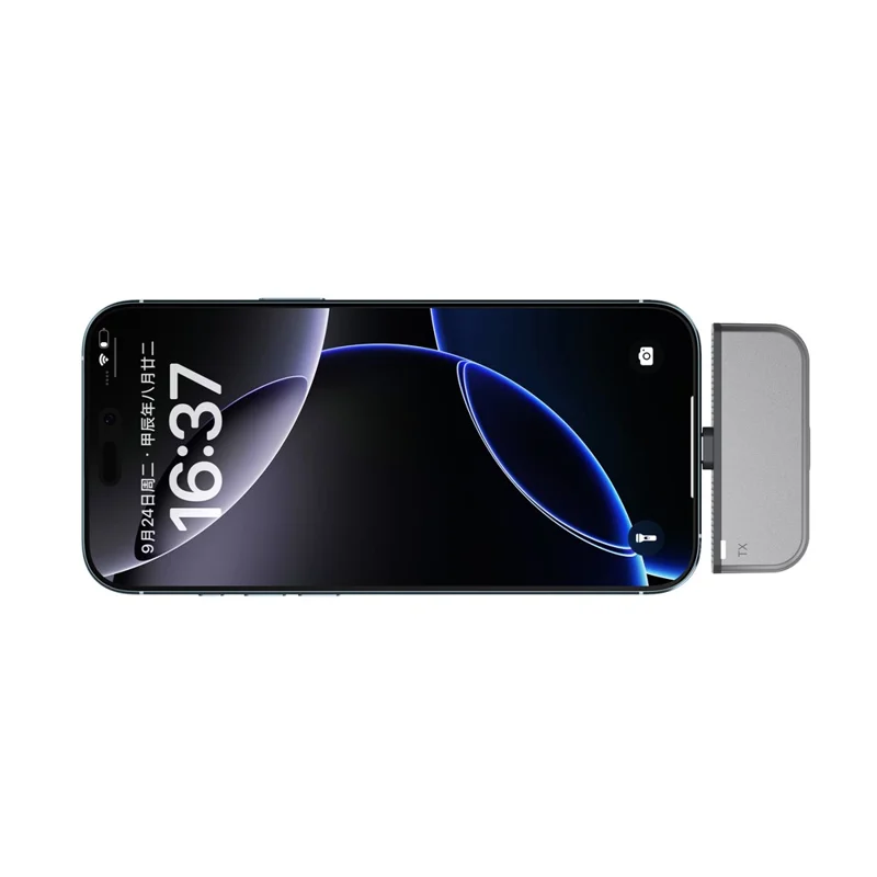 CHD09 Wireless Video Audio HD Transmitter Receiver Set Screen Display Adapter for TV Projector Monitor - Black + Grey