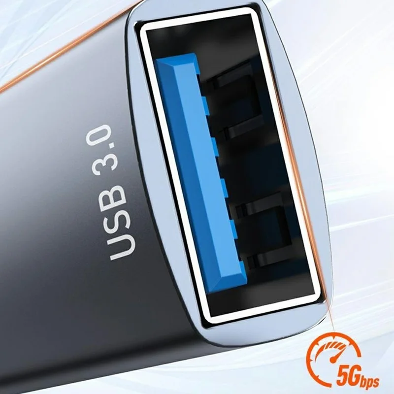 LDNIO DS-87C 7 в 1 USB-C концентратор USB 3.0 + USB 2.0 разветвитель из алюминиевого сплава, адаптер для высокоскоростной передачи данных - Серый