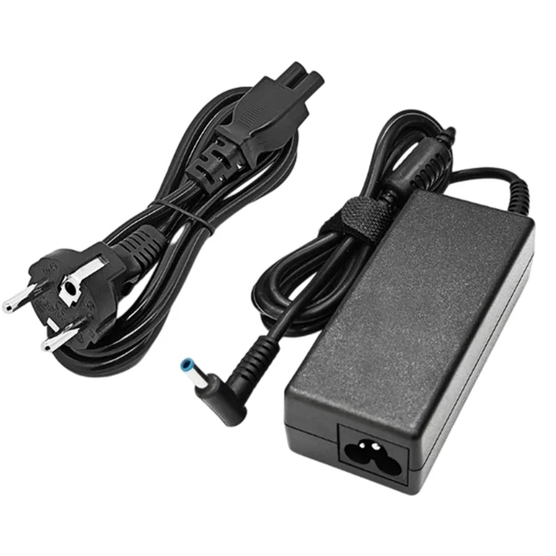 65W 19.5V 3.33A Power Adapter for HP Laptop Blue Tip 4.5x3.0mm Power Charger with 1.2m Cable - EU Plug